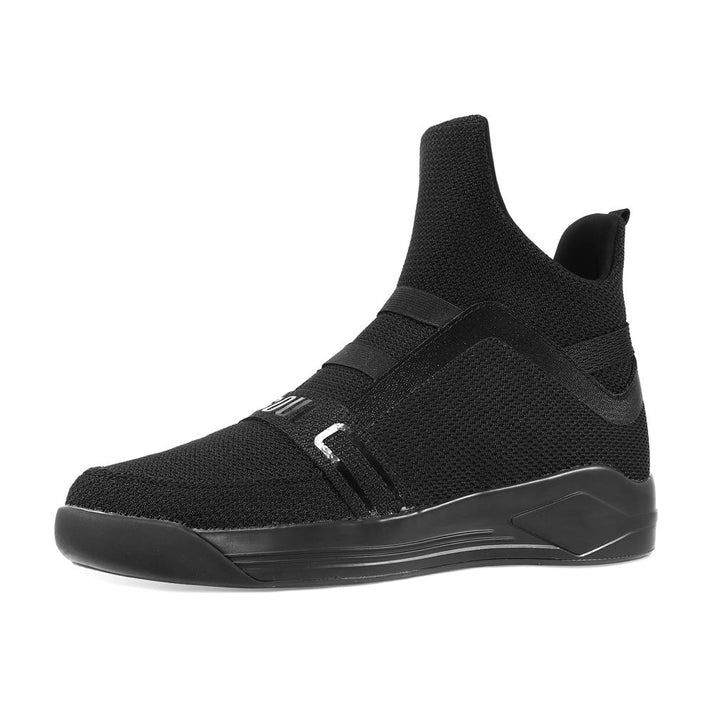 סניקרס גבוהות SKYTRACK Mesh Knit שחורות