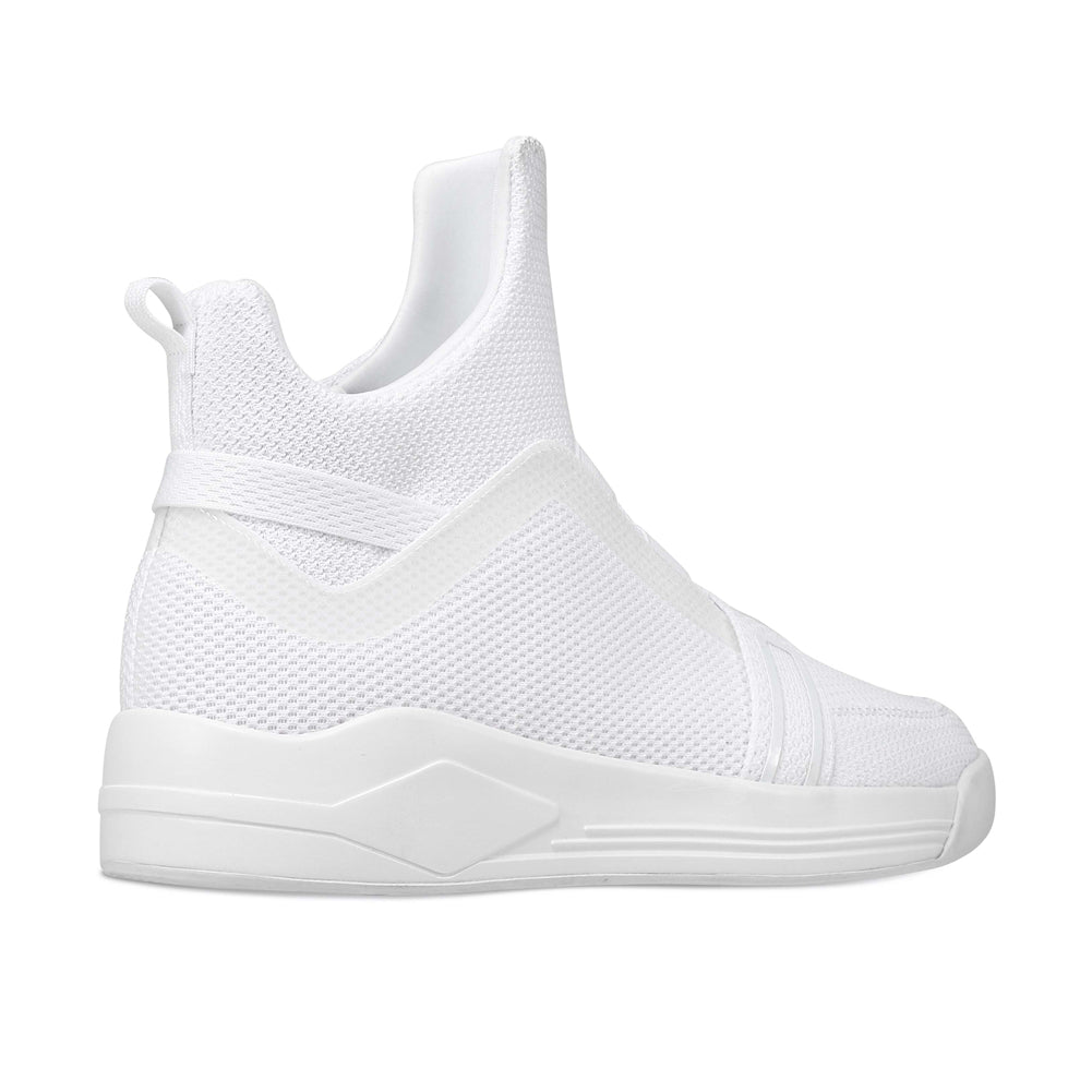 SKYTRACK Mesh Knit High Tops(White/All Black/Black White) - Soulsfeng