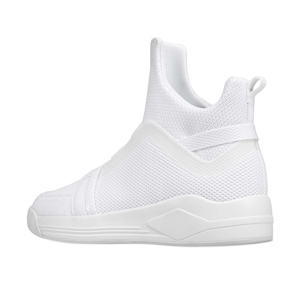 SKYTRACK Mesh Knit High Tops(White/All Black/Black White) - Soulsfeng