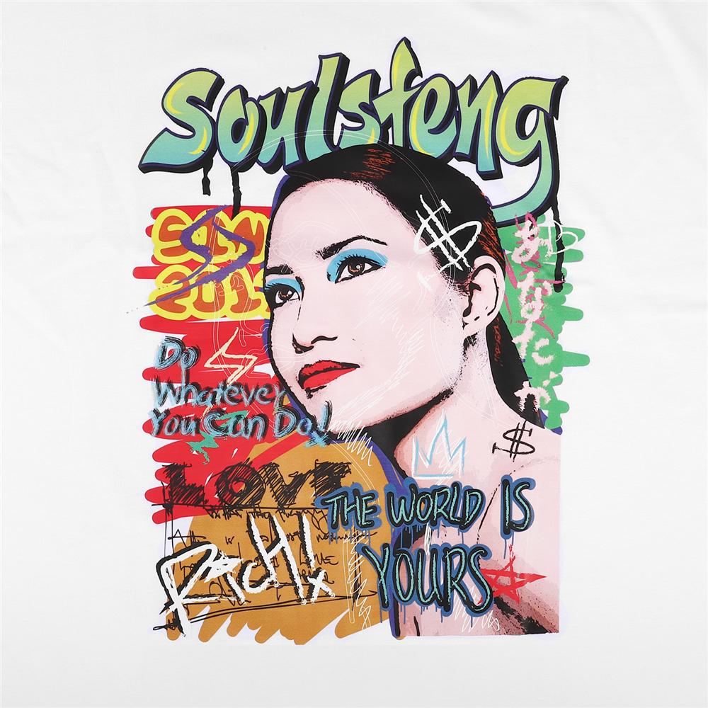 Soulsfeng Gazing Girl PopAn Tee Shirt - Soulsfeng