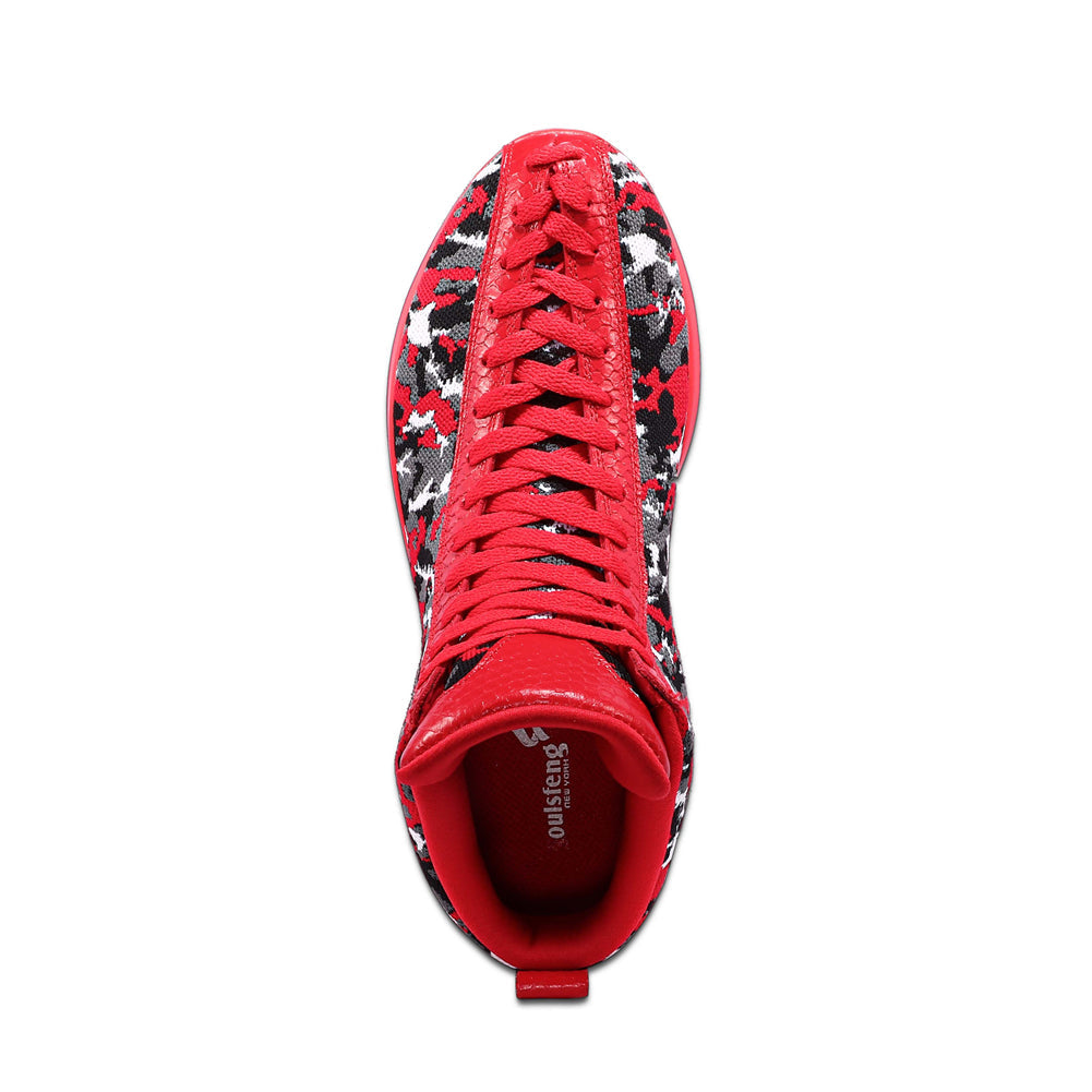 Night Hawk Red High Tops - Soulsfeng