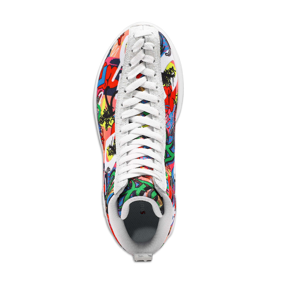 סניקרס גבוהות Night Hawk Graffiti