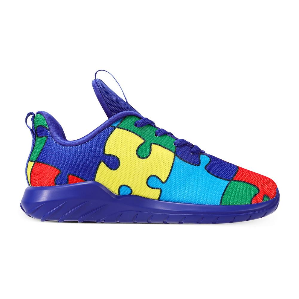 Soulsfeng Puzzle Pattern Sneakers - Soulsfeng