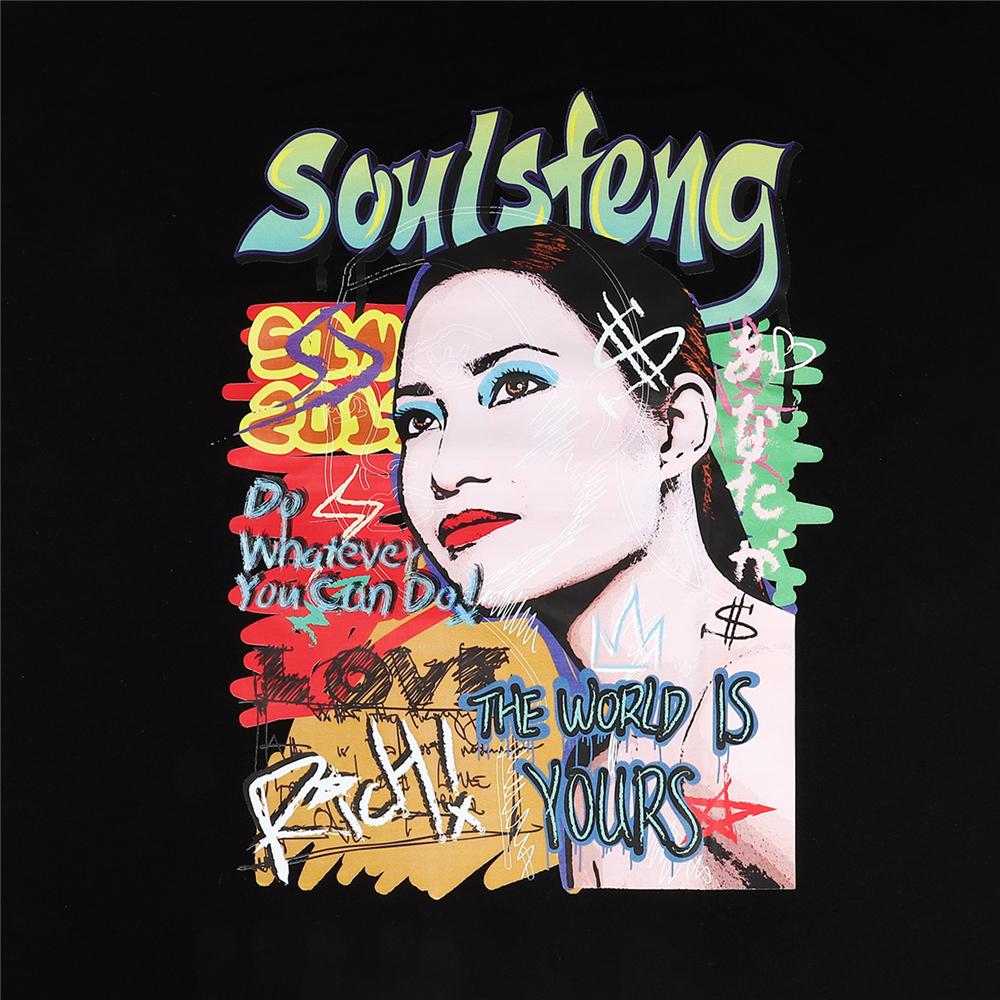 Soulsfeng Gazing Girl PopAn Tee Shirt - Soulsfeng