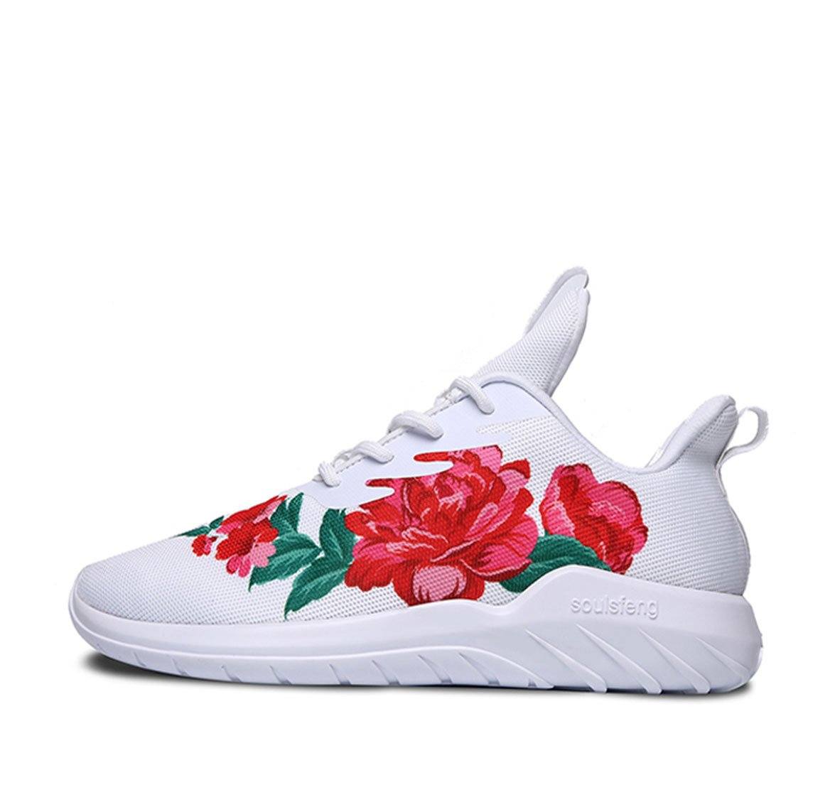 Flower Couples Fashion Sneakers - Soulsfeng