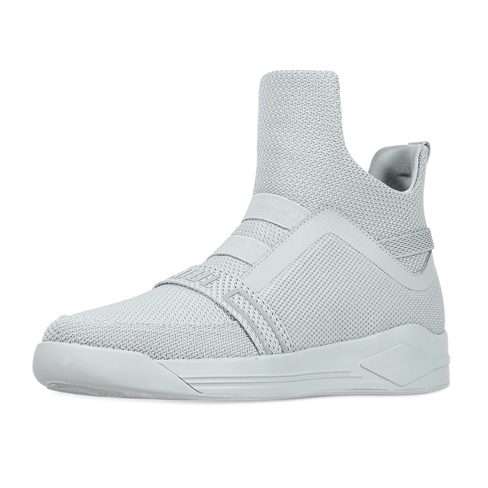 SKYTRACK Mesh Knit High Tops Grey - Soulsfeng