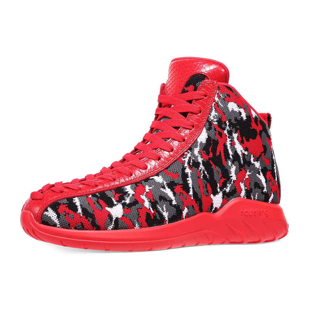 Night Hawk Red High Tops - Soulsfeng