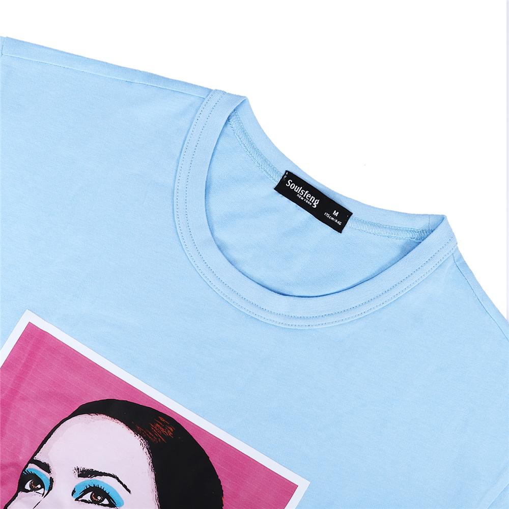 Soulsfeng Gazing Girl Tee Shirt - Soulsfeng