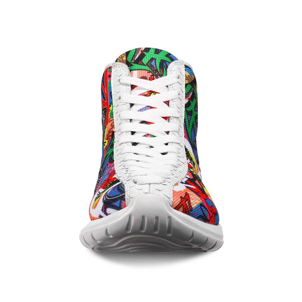 סניקרס גבוהות Night Hawk Graffiti