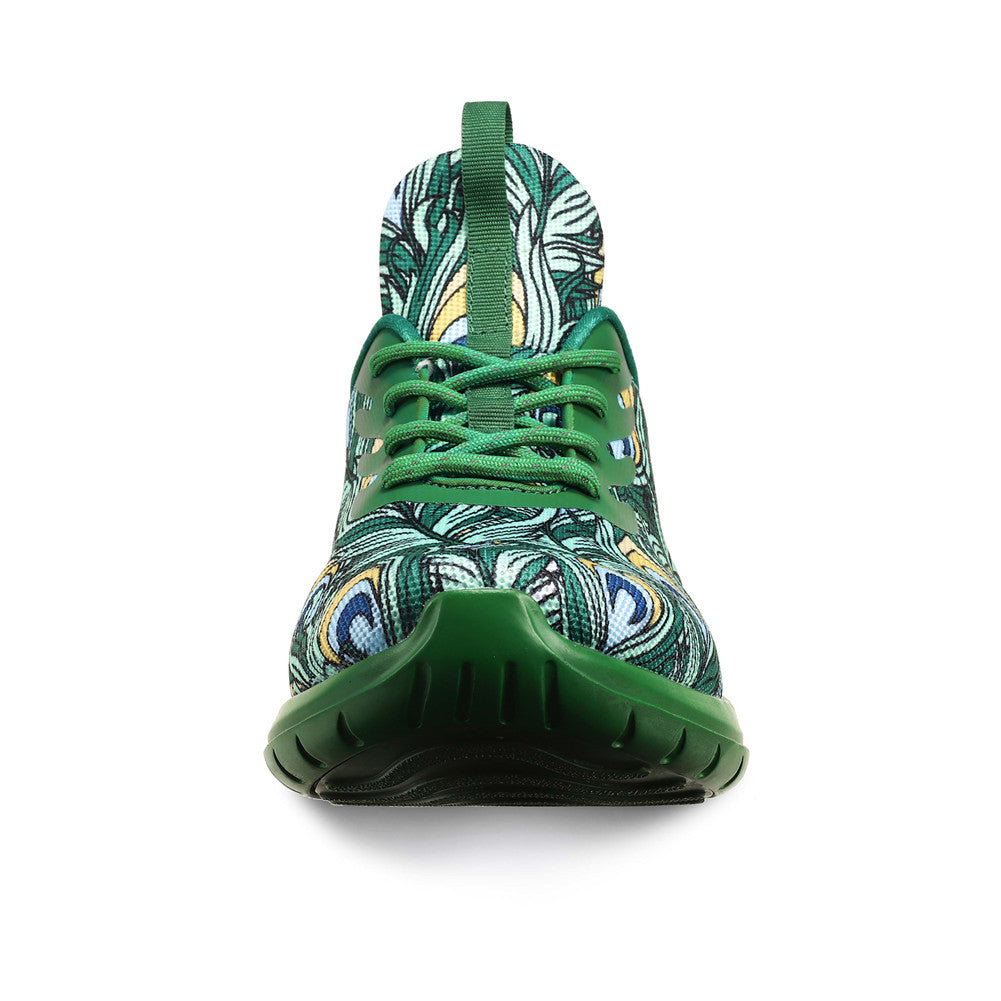 Зеленые кроссовки Olympic Peacock