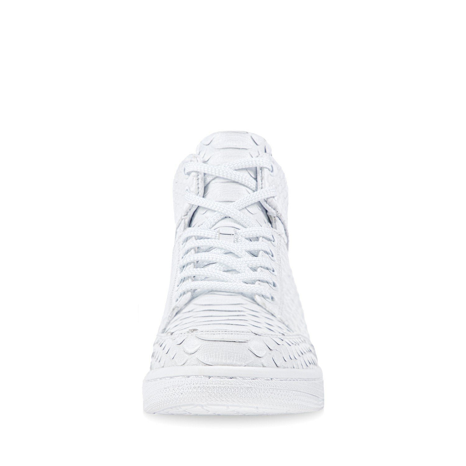 Snake High Top Skate Shoes White - Soulsfeng