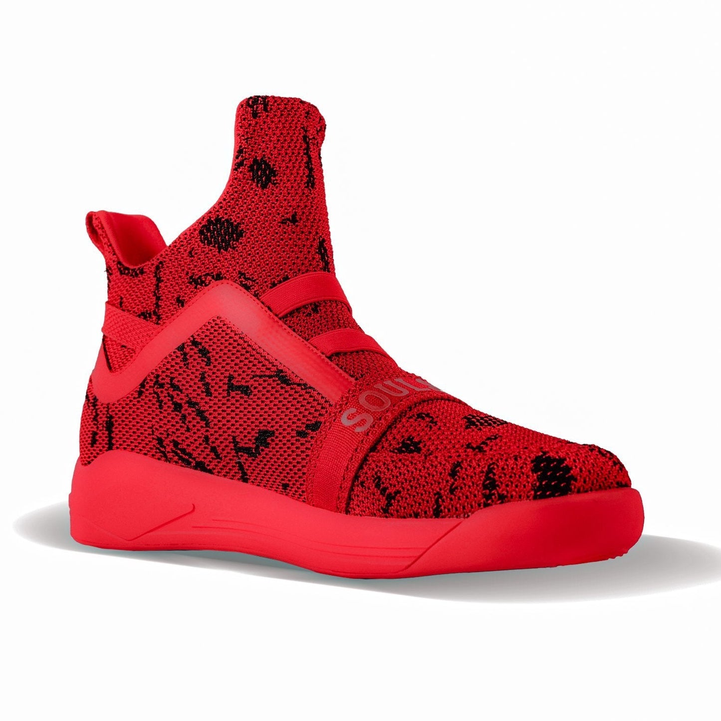Soulsfeng Mesh Knit High Tops Red - Soulsfeng