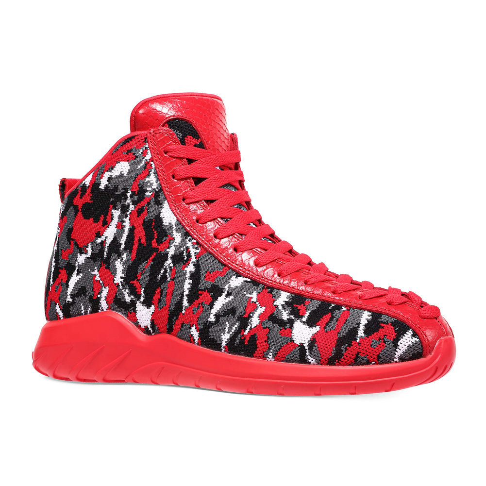 Night Hawk Red High Tops - Soulsfeng