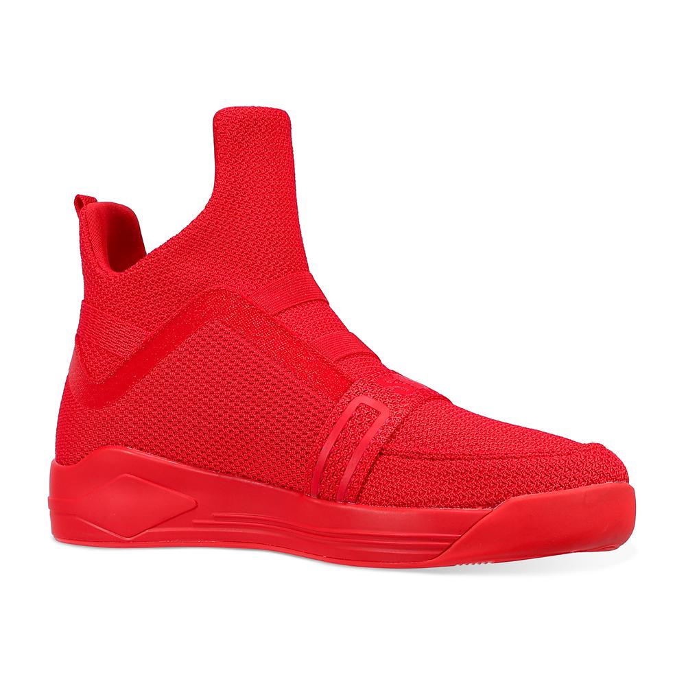 SKYTRACK Mesh Knit High Tops Red - Soulsfeng