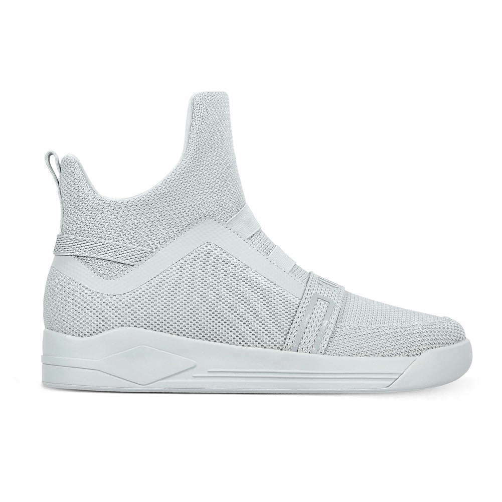 SKYTRACK Mesh Knit High Tops Grey - Soulsfeng