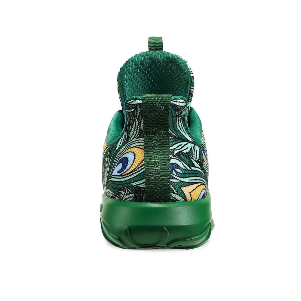 Зеленые кроссовки Olympic Peacock