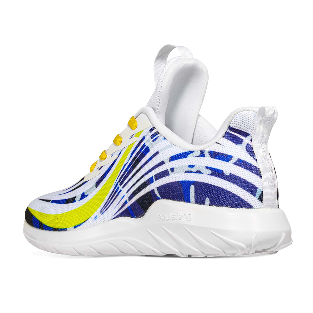 City Blue Soccer World Fashion Sneakers - Soulsfeng