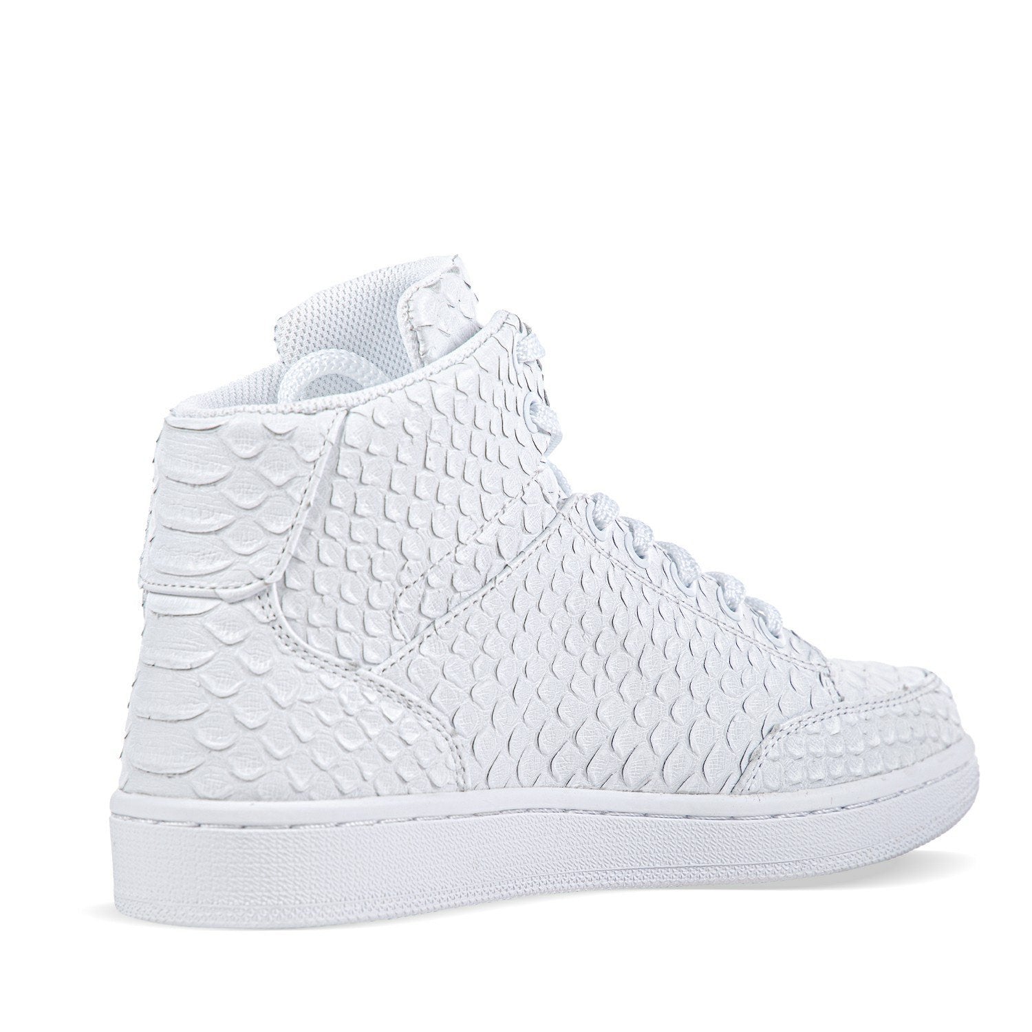 Snake High Top Skate Shoes White - Soulsfeng