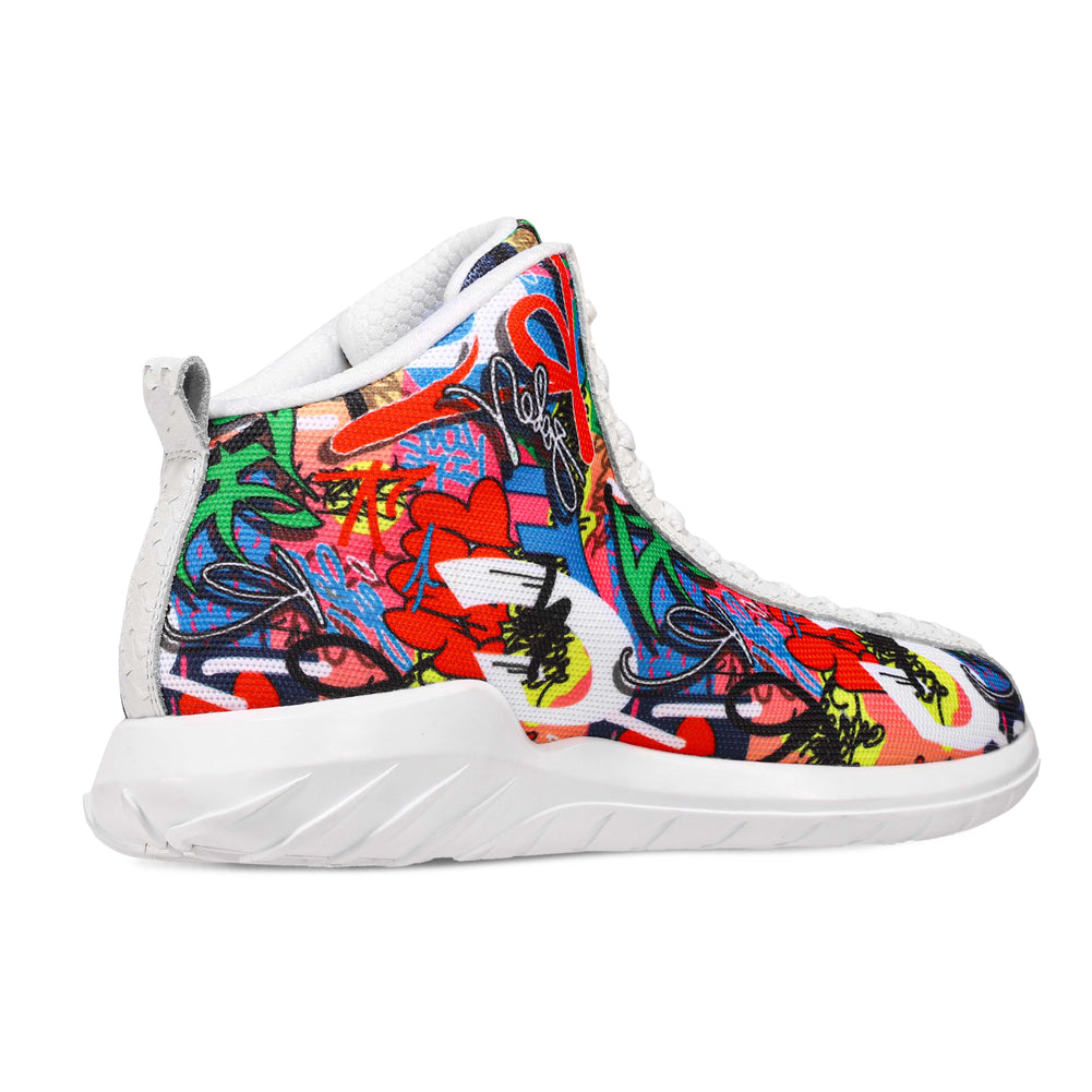 סניקרס גבוהות Night Hawk Graffiti