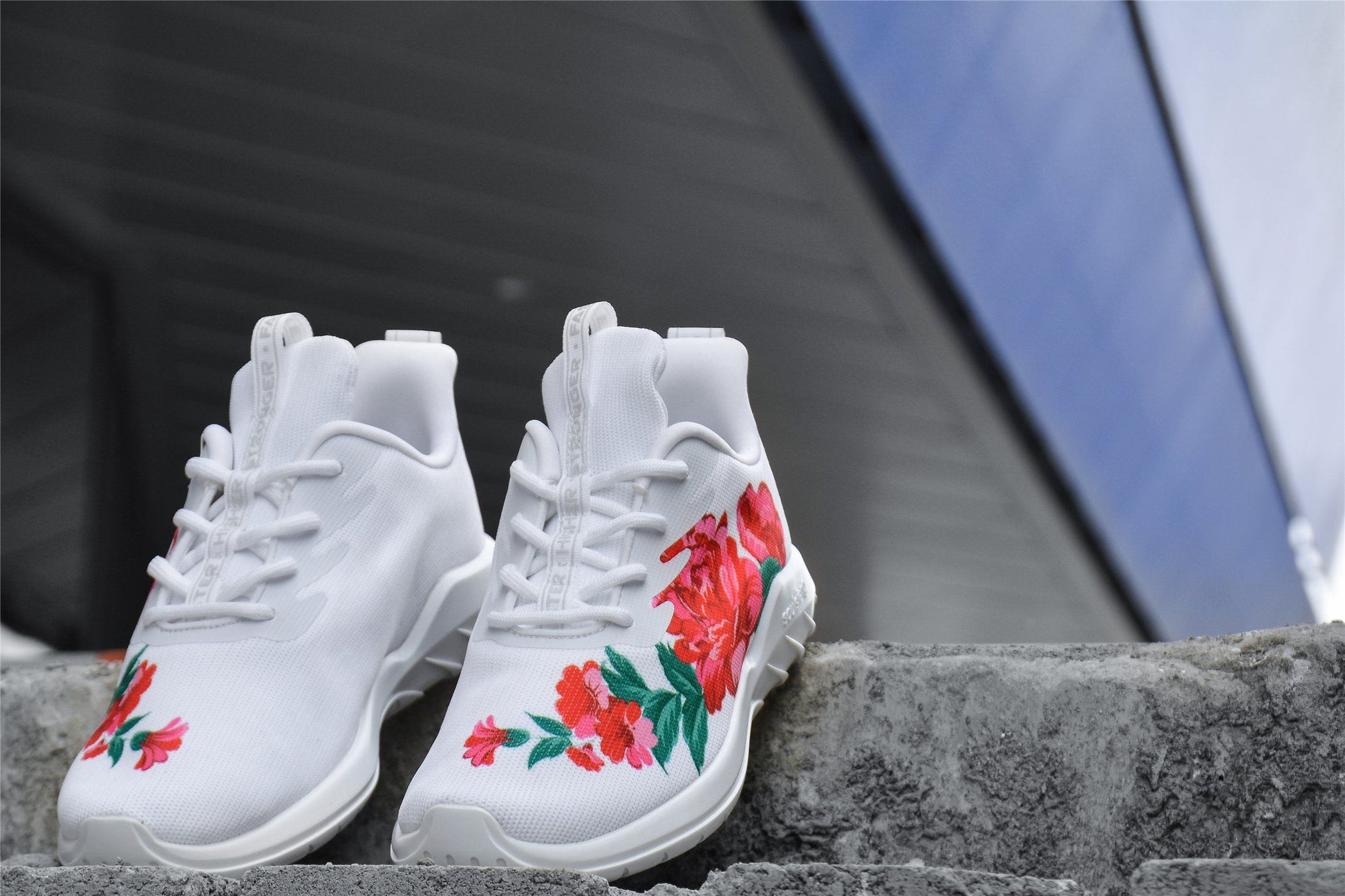 Flower Couples Fashion Sneakers - Soulsfeng