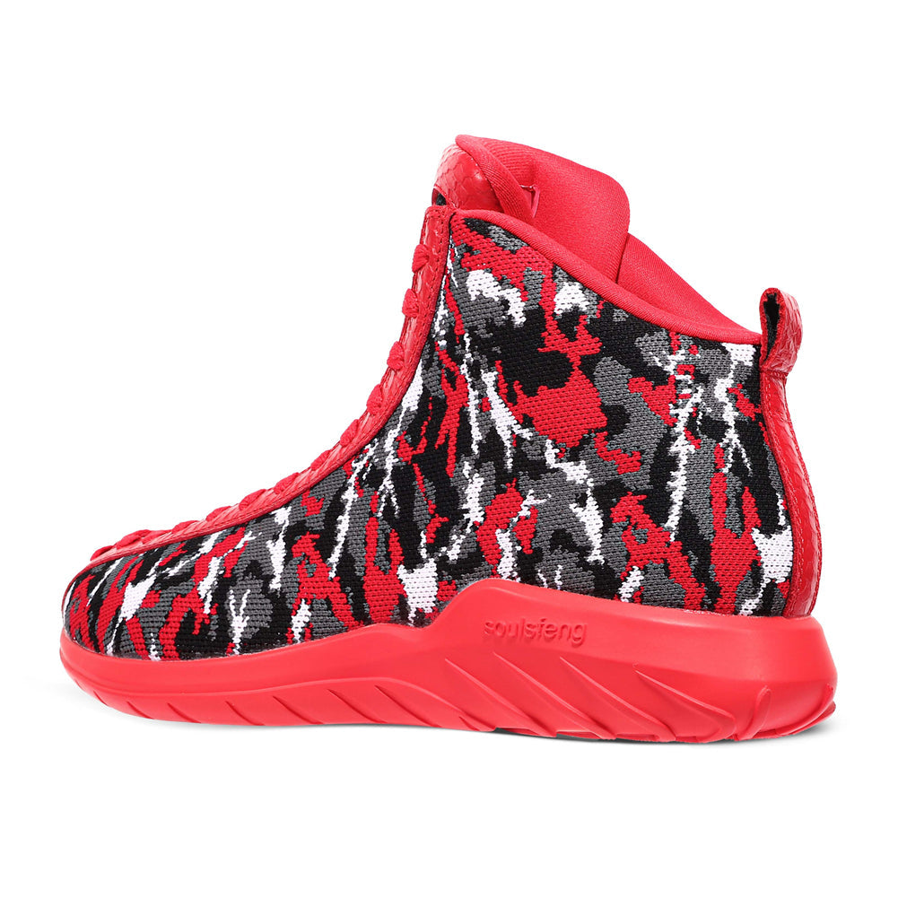 Night Hawk Red High Tops - Soulsfeng