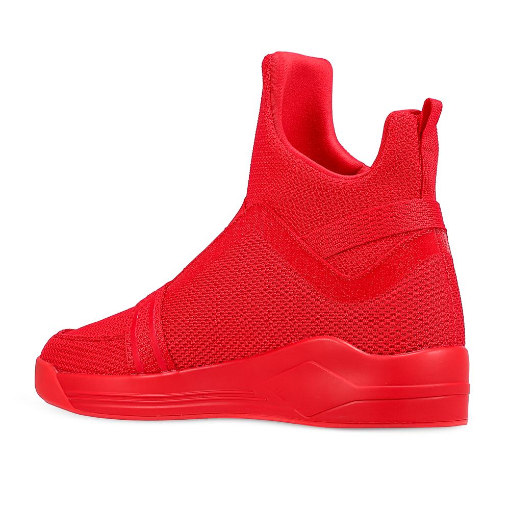 SKYTRACK Mesh Knit High Tops Red - Soulsfeng