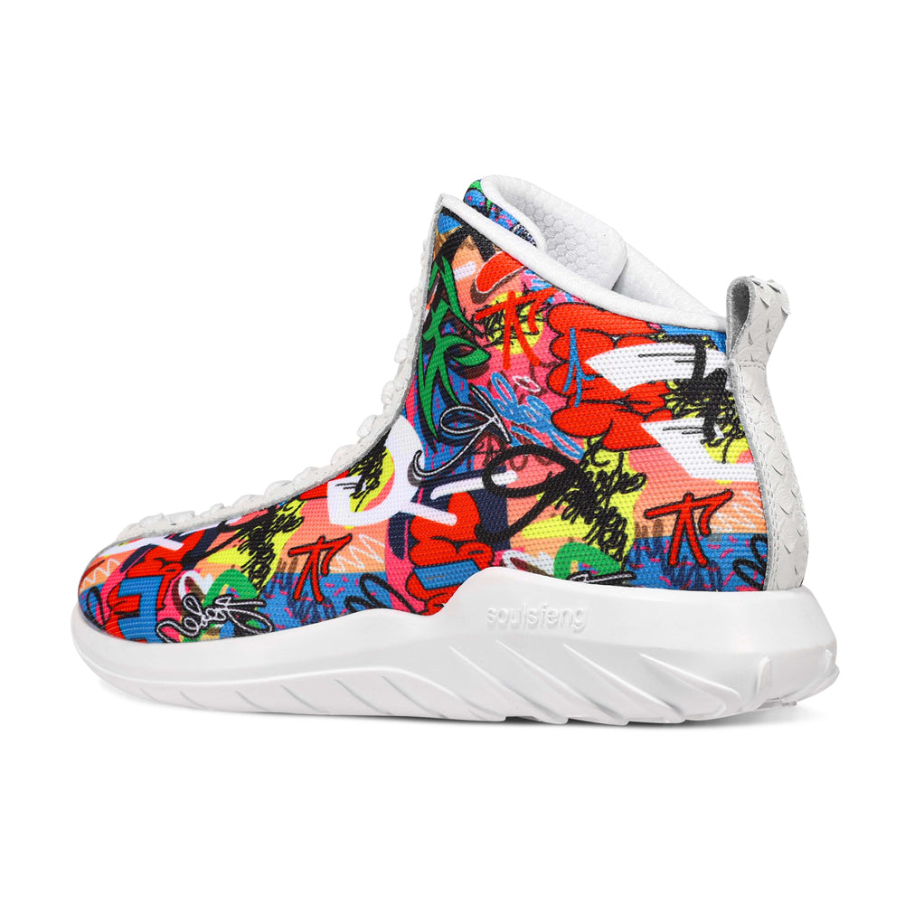 סניקרס גבוהות Night Hawk Graffiti