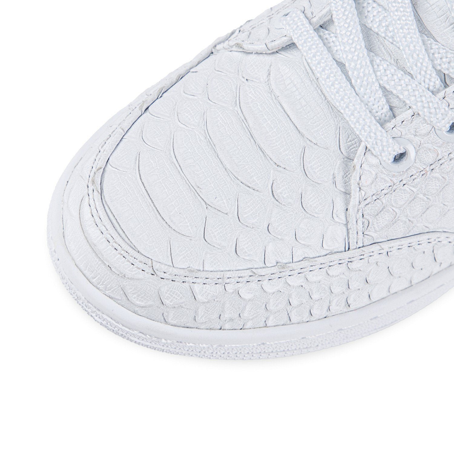 Snake High Top Skate Shoes White - Soulsfeng