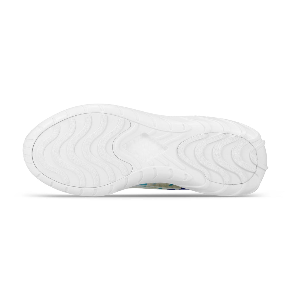 City Blue Soccer World Fashion Sneakers - Soulsfeng