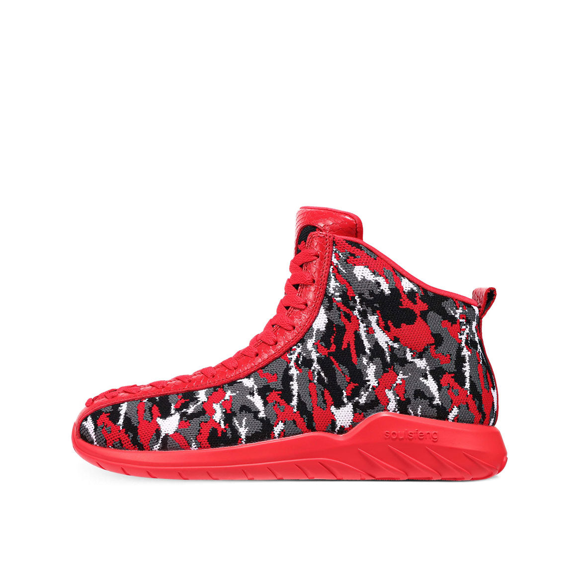 Night Hawk Red High Tops - Soulsfeng