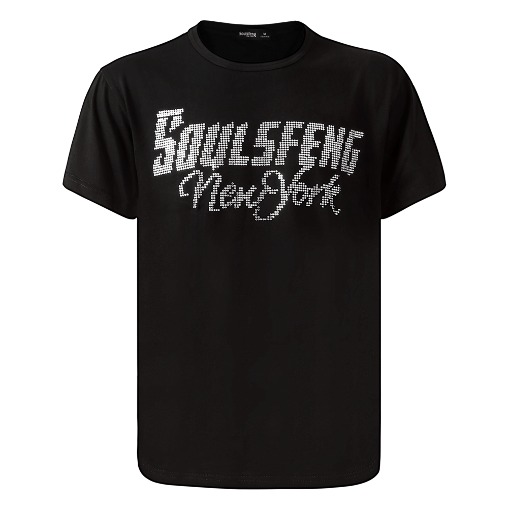 Soulsfeng "New York"  Diamond Tee Shirt - Soulsfeng