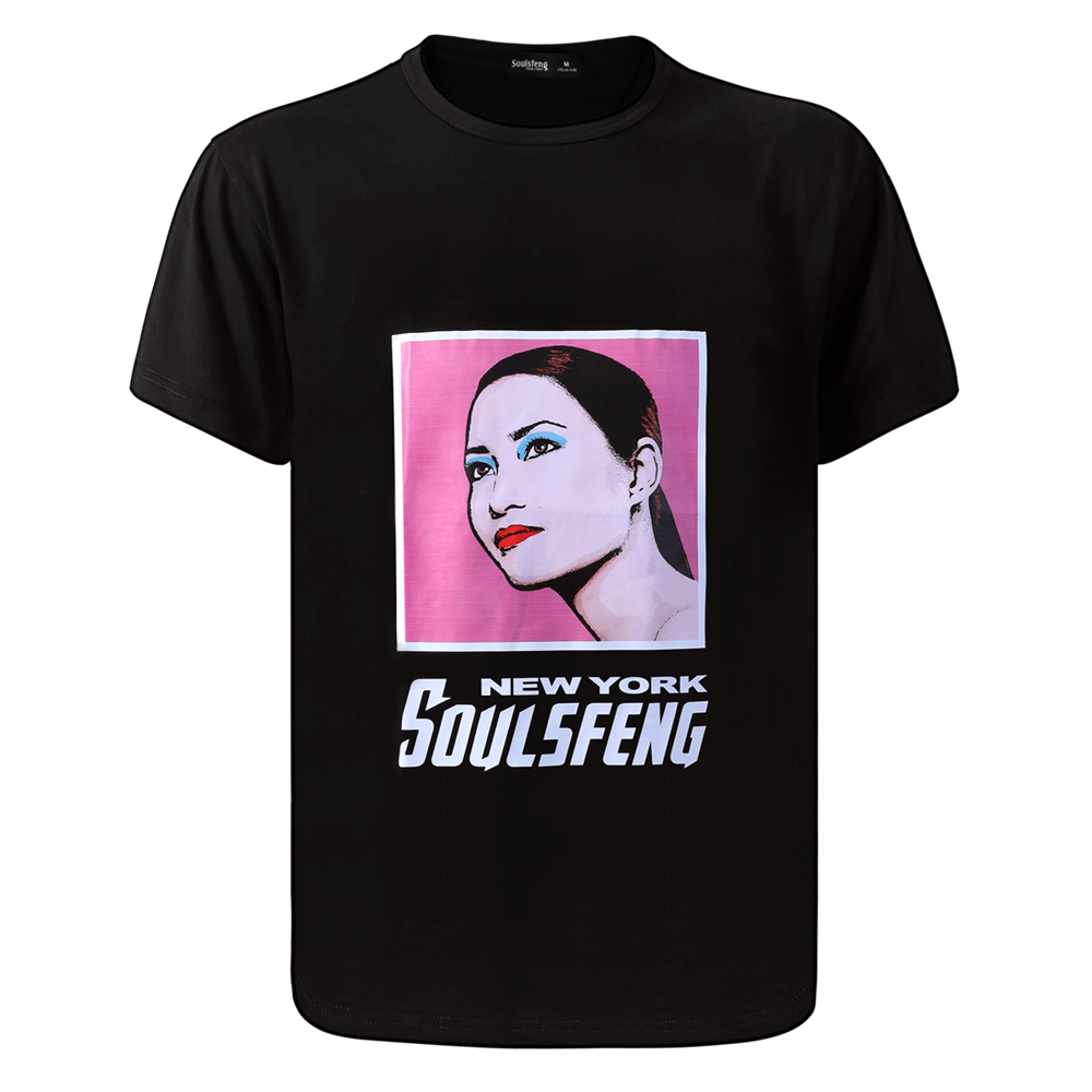 Soulsfeng Gazing Girl Tee Shirt - Soulsfeng