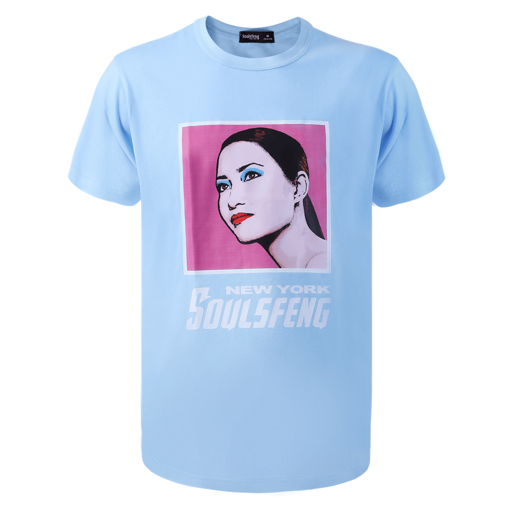 Soulsfeng Gazing Girl Tee Shirt - Soulsfeng