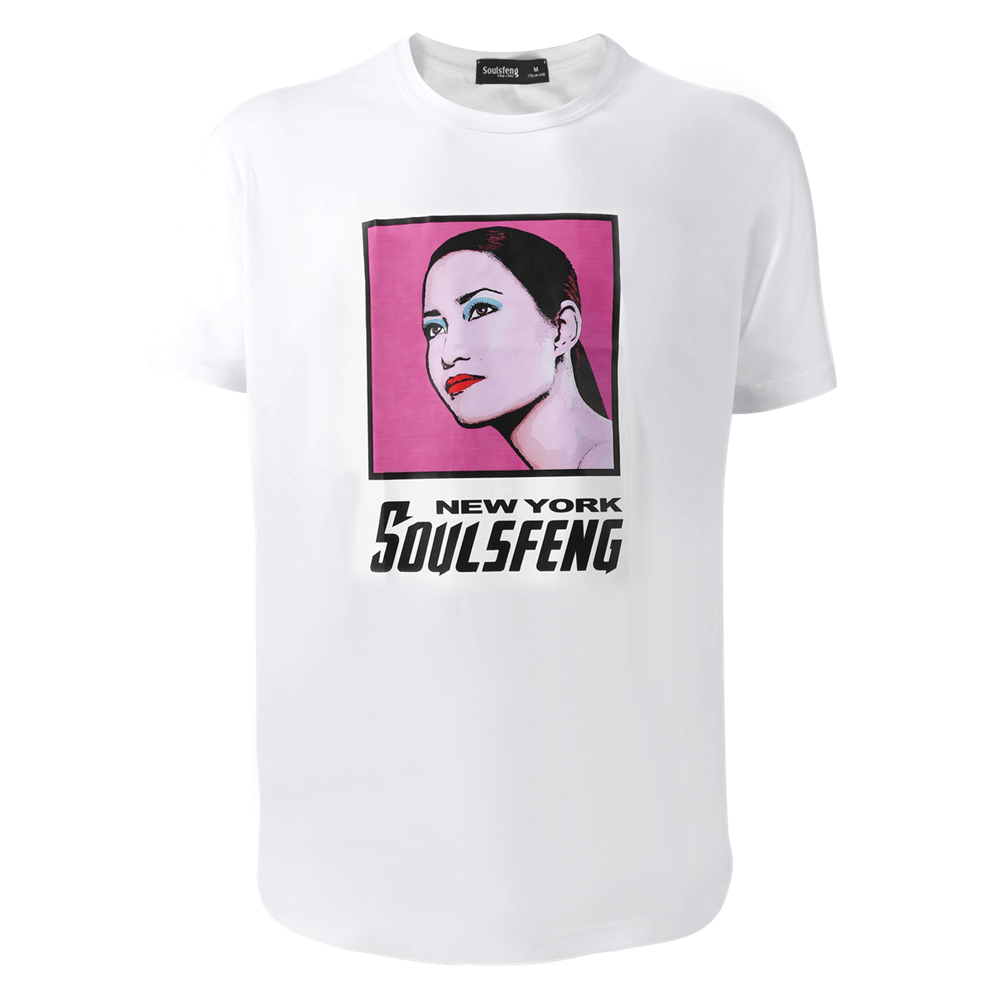 Soulsfeng Gazing Girl Tee Shirt - Soulsfeng