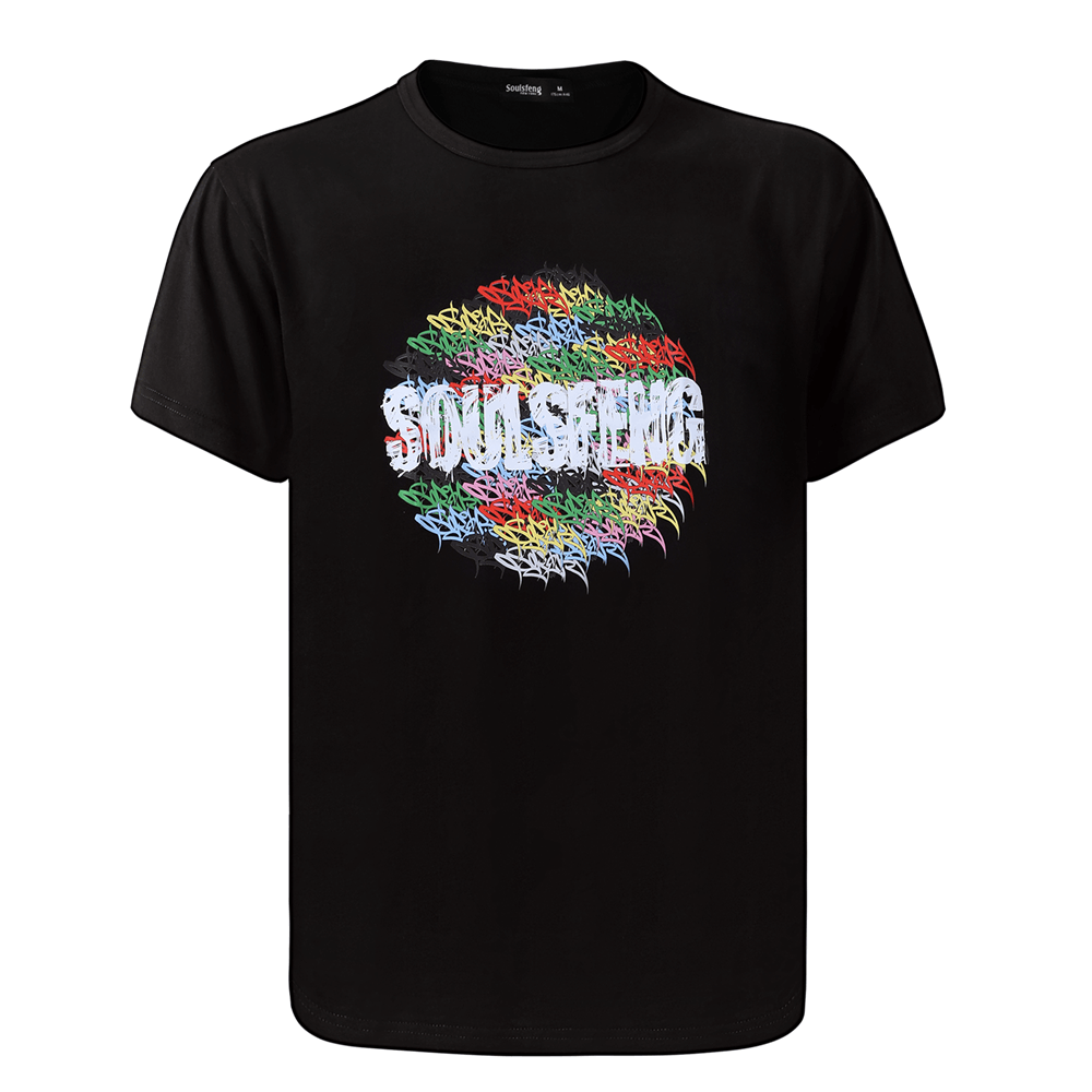 Soulsfeng Peace Graffiti Tee Shirt - Soulsfeng