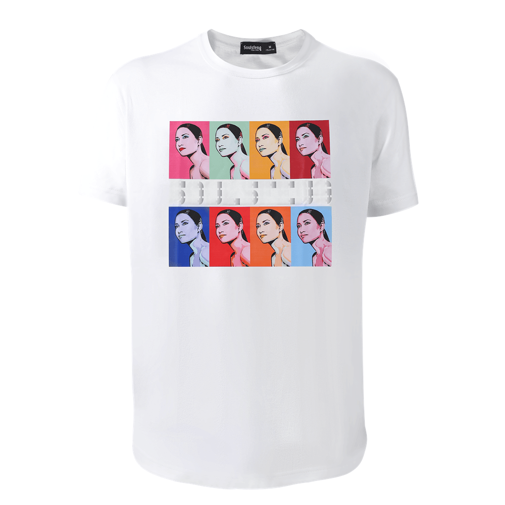 Soulsfeng Gazing Girl PopAn Tee Shirt - Soulsfeng
