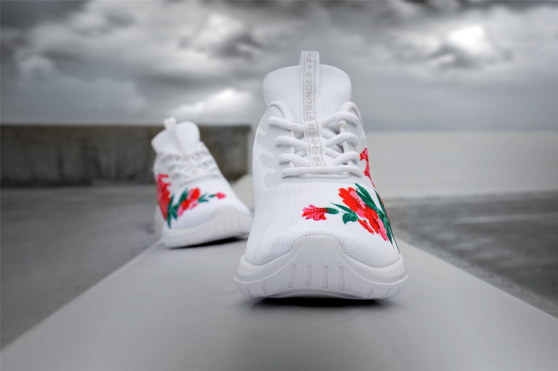 Flower Couples Fashion Sneakers - Soulsfeng