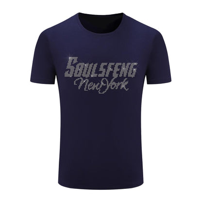 Soulsfeng "New York"  Diamond Tee Shirt - Soulsfeng