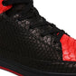 Vintage Snakeskin Leather High Top Shoes - Soulsfeng