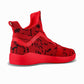 Soulsfeng Mesh Knit High Tops Red - Soulsfeng