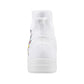 SKYTRACK Mesh Knit High Tops White Hawk Painted - Soulsfeng
