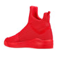 SKYTRACK Mesh Knit High Tops Red - Soulsfeng