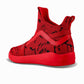 Soulsfeng Mesh Knit High Tops Red - Soulsfeng