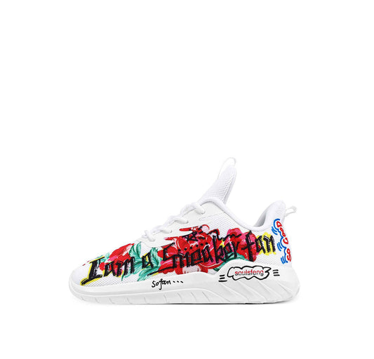 Sneakerhead Painted Fashion Sneakers - Soulsfeng