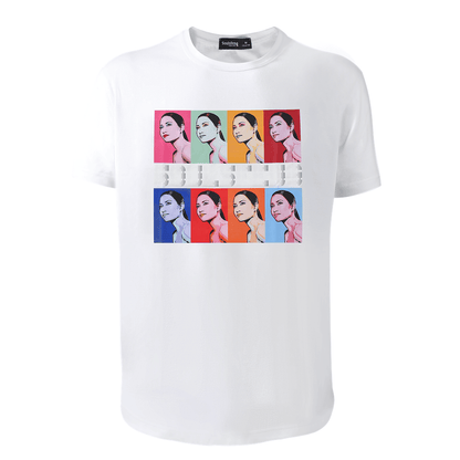 Soulsfeng Gazing Girl PopAn Tee Shirt - Soulsfeng